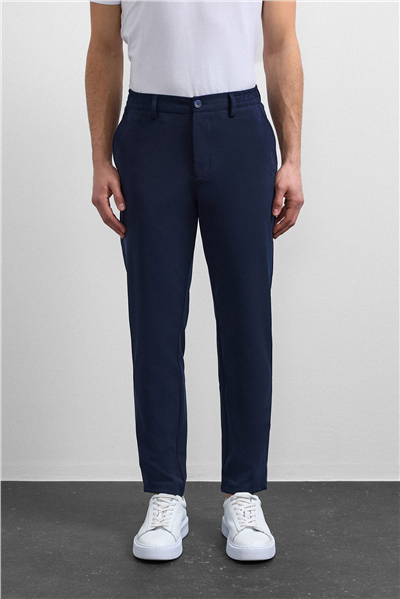 Lacivert Comfort Slim Jogger Pantolon