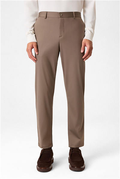 Kahve Comfort Fit Jogger Pantolon