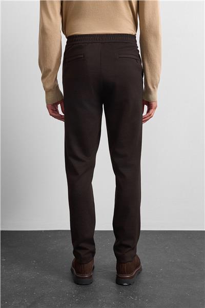 Kahve Regular Fit Örme Pike Jogger Pantolon