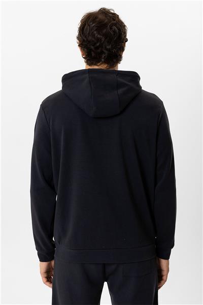 Antrasit Regular Fit Kapüşonlu Kanguru Cepli Sweatshirt