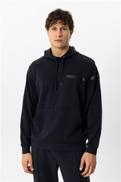 Antrasit Regular Fit Kapüşonlu Kanguru Cepli Sweatshirt