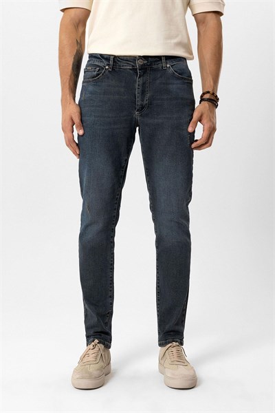 Lacivert Denim Pantolon