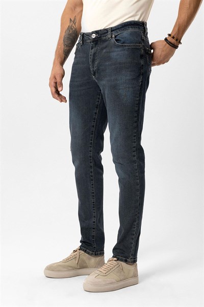 Lacivert Denim Pantolon
