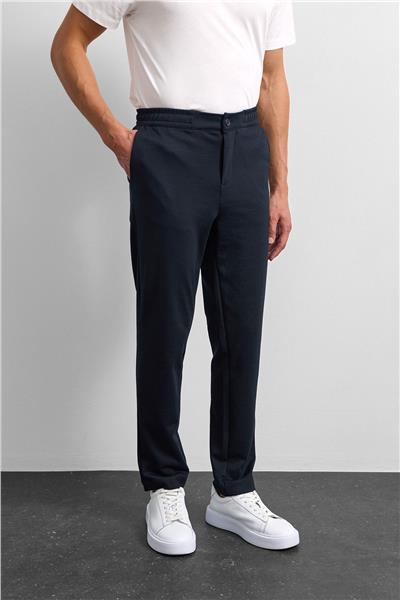 Lacivert Regular Fit Örme Pike Jogger Pantolon