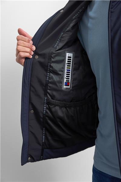 Lacivert Relaxed Fit Puffer Jacket