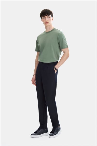 Lacivert Slim Fit Pike Jogger Pantolon