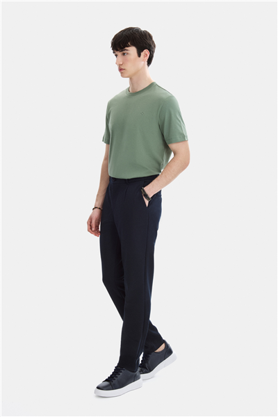Lacivert Slim Fit Pike Jogger Pantolon