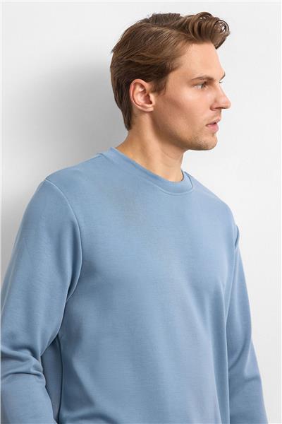 Mavi Regular Fit Bisiklet Yaka Sweatshirt