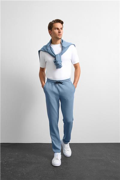 Mavi Regular Fit Örme Jogger Pantolon