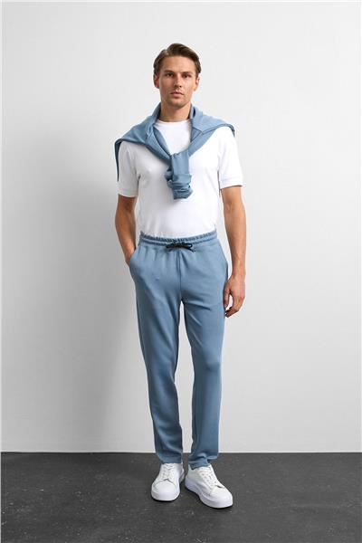 Mavi Regular Fit Örme Jogger Pantolon