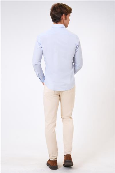 Mavi Slim Fit %100 Pamuk Gömlek