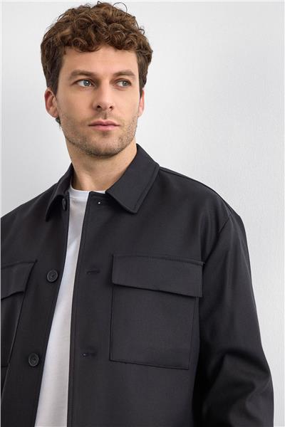 Siyah Modern Ceket