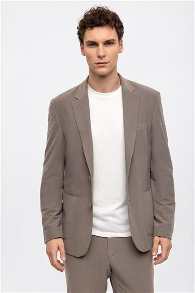 Vizon Slim Fit Mono Yaka Ceket