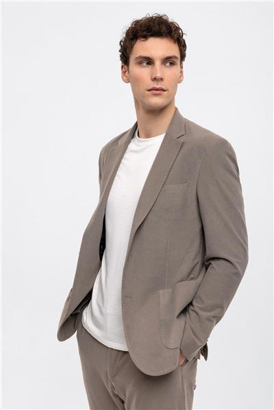 Vizon Slim Fit Mono Yaka Ceket
