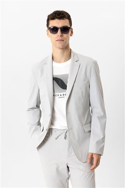 Taş Slim Fit Mono Yaka Ceket