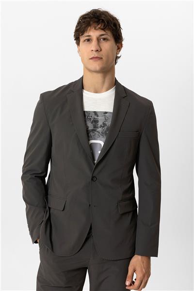 Haki Slim Fit Mono Yaka Ceket