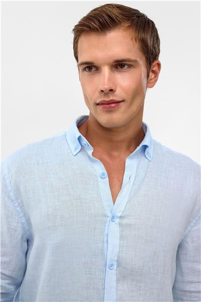 Mavi Comfort Uzun Kollu Gömlek