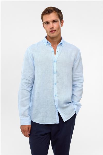 Mavi Comfort Uzun Kollu Gömlek