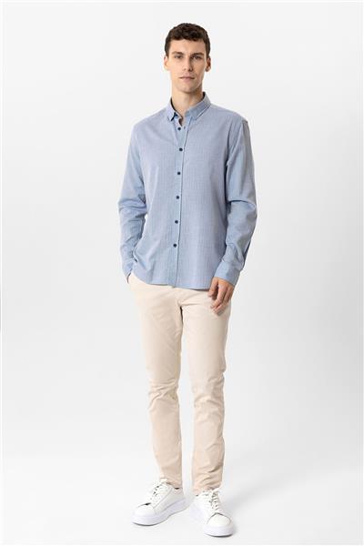 Mavi Regular Fit %100 Pamuk Gömlek