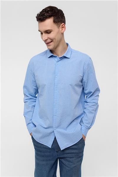 Mavi Regular Fit Uzun Kollu Gömlek