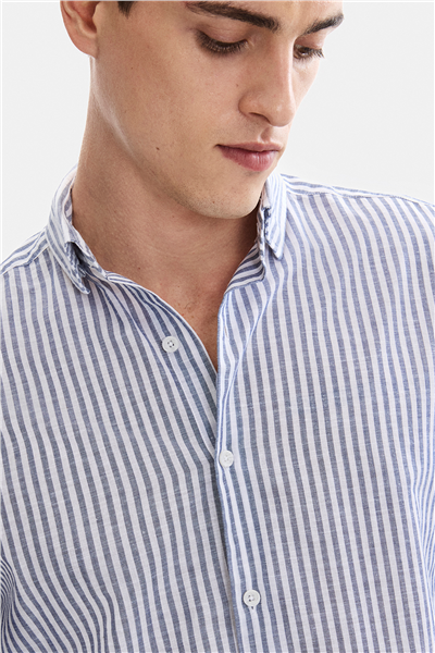 Siyah Regular Fit Modern Gömlek