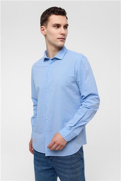 Mavi Regular Fit Uzun Kollu Gömlek