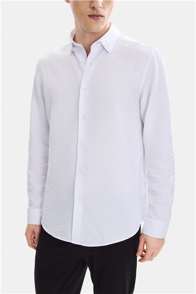 Beyaz Regular Fit Gömlek