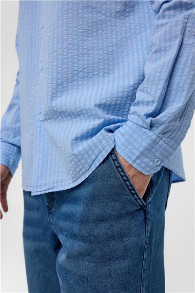 Mavi Regular Fit Uzun Kollu Gömlek