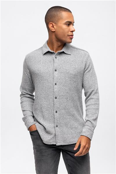 Açık Gri Regular Fit Gömlek