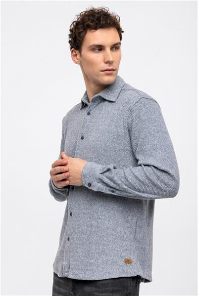 Lacivert Regular Fit Gömlek