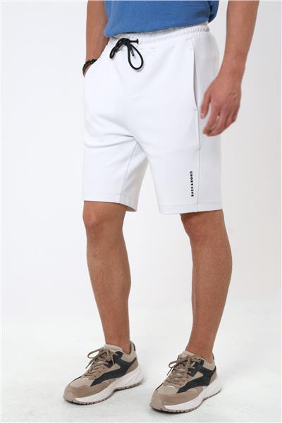 Açık Gri Regular Fit Pamuklu Şort