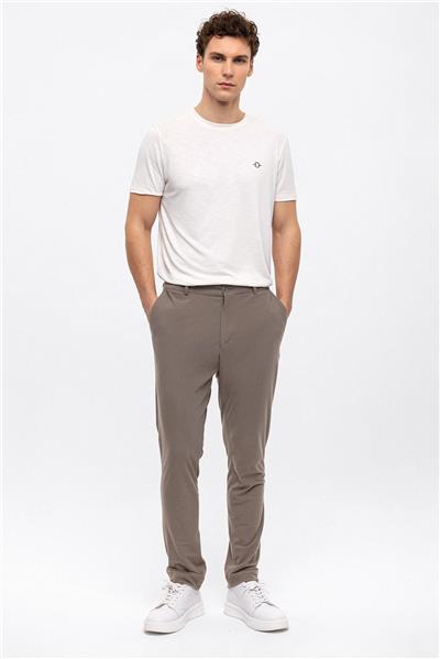 Vizon Slim Fit Beli Lastikli Casual Jogger  Pantolon