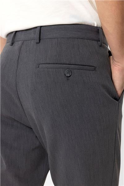 Koyu Gri Slim Fit Casual Pantolon