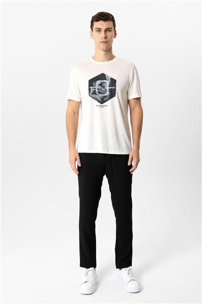 Siyah Slim Fit Casual Pantolon