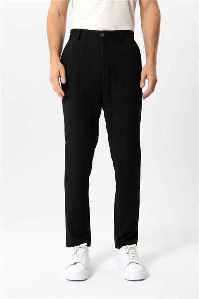 Siyah Slim Fit Casual Pantolon