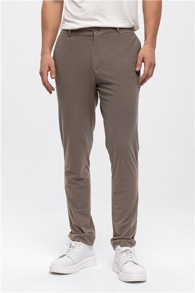 Vizon Slim Fit Beli Lastikli Casual Jogger  Pantolon