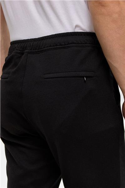 Siyah Regular Fit Jogger Pantolon