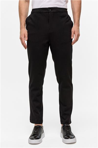 Siyah Regular Fit Jogger Pantolon