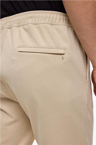 Bej Regular Fit Jogger Pantolon