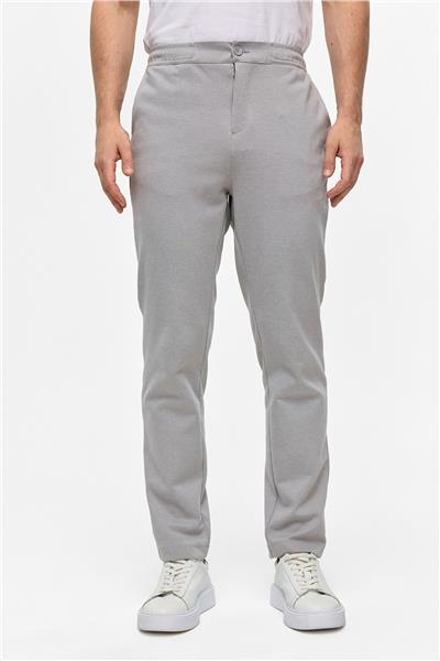 Gri Regular Fit Jogger Pantolon