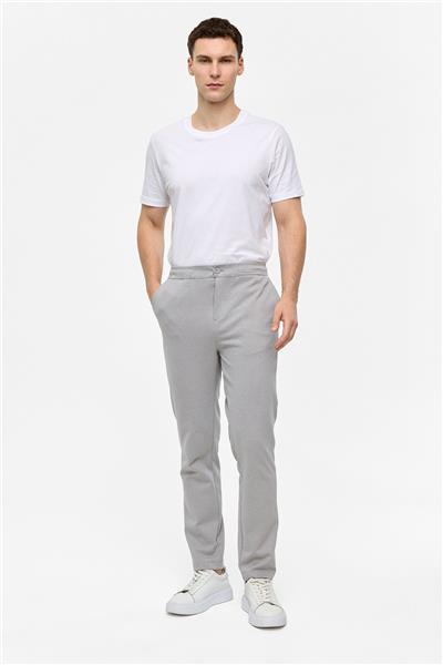 Gri Regular Fit Jogger Pantolon