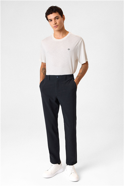Rahat Bel Lacivert Jogger Pantolon