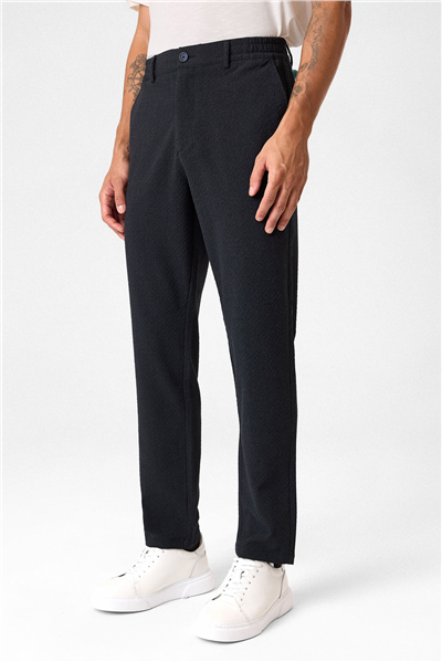 Rahat Bel Lacivert Jogger Pantolon
