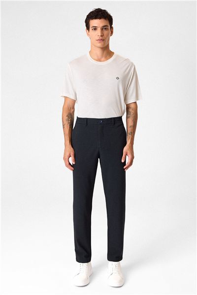 Rahat Bel Lacivert Jogger Pantolon