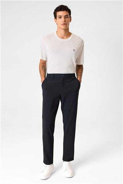 Rahat Bel Lacivert Jogger Pantolon