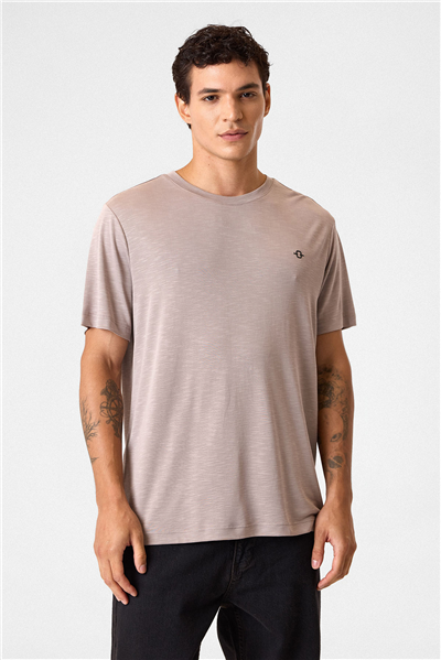 Regular Fit Basic Vizon Tişört