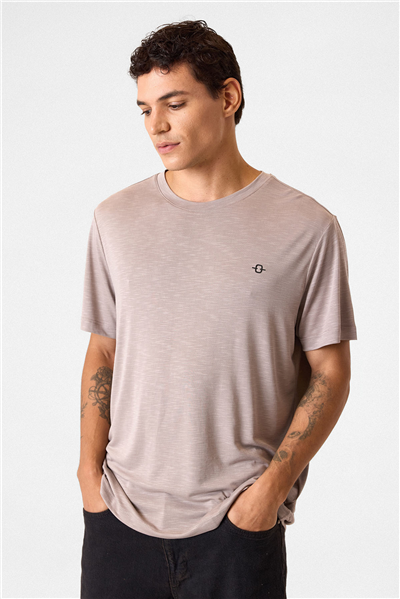 Regular Fit Basic Vizon Tişört