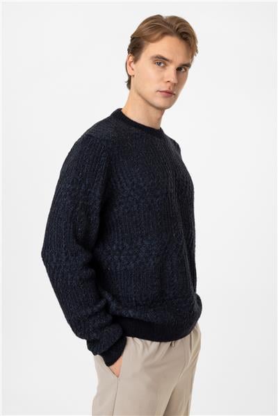 Regular Fit Bisiklet Yaka Triko Kazak