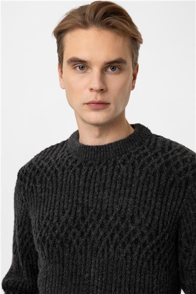 Regular Fit Bisiklet Yaka Triko Kazak