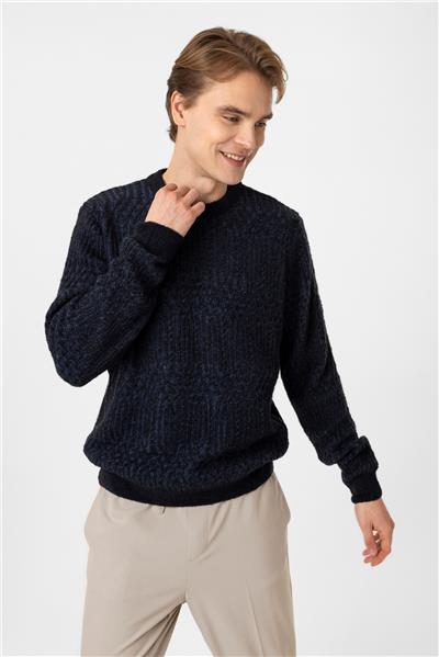 Regular Fit Bisiklet Yaka Triko Kazak